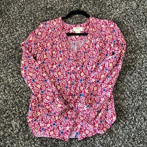 Maeve blouse with ruffle details